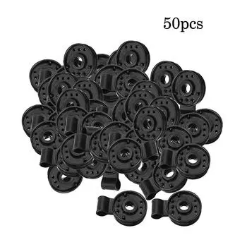 50 шт. пластиковые зажимы из теневой ткани для защиты от птиц, солнцезащитная сетка