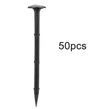 50 шт пластиковый прочный садовый кемпинговый тент колышек для палатки гвоздь (20см)