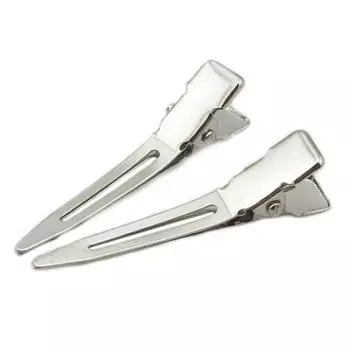 50 шт., плоские однозубые заколки для женщин и девочек, заколки из волос аллигатора для самостоятельного изготовления