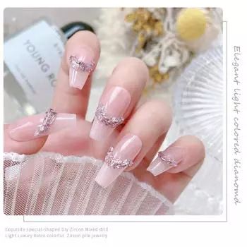 50 шт. плоских страз для ногтей мини-бриллиантовые подвески для ногтей 3D кристаллы драгоценные камни ювелирные изделия DIY маникюр украшения ногтей часть 2