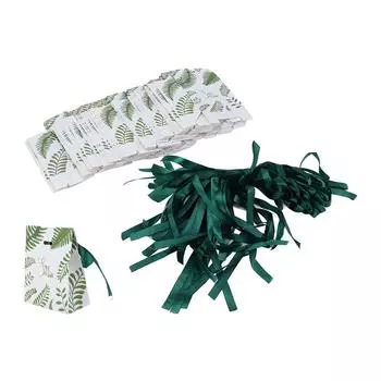 50 шт. Подарочная коробка в красивом зеленом бумажном лаконичном стиле для вечеринки, конфетный пакет для свадебной вечеринки