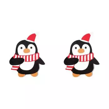 50 шт. Подарочные карточки с рисунком в виде конфет для праздничной вечеринки (Пингвин)