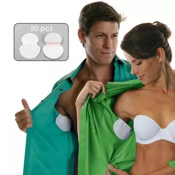 50 шт. подушечки для подмышек, подушечки для пота, летние дезодоранты, впитывающие пот, хлопковые пластыри для подмышек, наклейки
