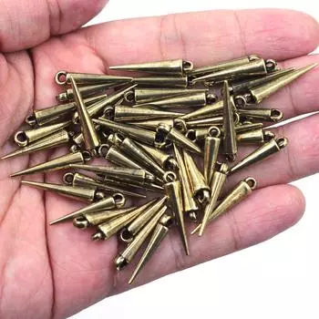 50 шт. Подвески Шип Слеза Заклепка Панк Шипы и Шипы Серьга Акриловый Конус Для Браслетов Ювелирные Изделия DIY Изготовление Шармы Фурнитура