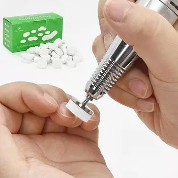 50 шт., полировальный диск для ногтей, 15 мм, полировальные песочницы для быстрой полировки ногтей, аксессуары для маникюрных инструментов 15mm