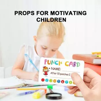 50 шт., Поощряющие детей, износостойкие, очаровательные, декоративные, для мальчиков и девочек, детские игровые перфокарты, диаграмма поведения girl