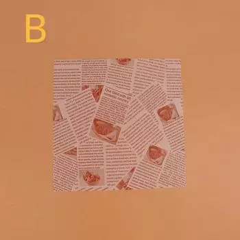 50 шт. Популярные кухонные инструменты для выпечки Какашки Когда Коробка для торта Подкладка Гамбургер Торт Жиронепроницаемая бумага Выпечка Впитывающая бумага 18X18см Аксессуары B