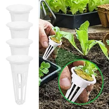 50 шт. практичных стаканчиков для посадки овощей с гладкими краями, удобные корзины для растений B