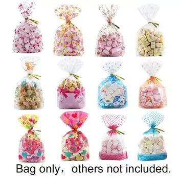 50 шт., праздничная вечеринка, конфеты, печенье, нуга, закуски, подарочный пакет, сумка для хранения, контейнер