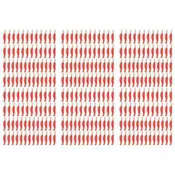 50 шт. приманки для рыбалки в соленой воде 3,5 см, мягкие светящиеся приманки в виде креветок (красный) ?