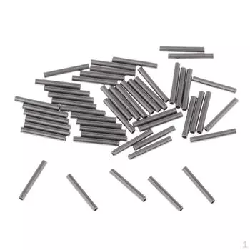 50 шт. прочные медные одинарные обжимные рукава, разъем для трубки лески 10 мм - A