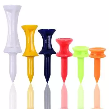 50 шт. профессиональных тройников для гольфа, двухслойные принадлежности для гольфа, тройники для гольфа в помещении, мячи для гольфа, ударопрочные принадлежности для тренировок зелёный