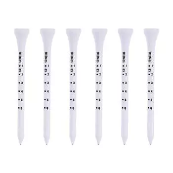 50 шт. профессиональных тройников для гольфа 83 мм, белые деревянные тройники для гольфа, масштабные тройники для гольфа белый