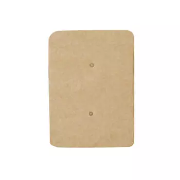 50 шт. Профессиональный дисплейный держатель для сережек-гвоздиков из крафт-бумаги 2