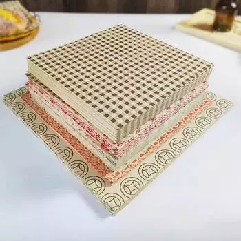 50 шт. Противни для выпечки, впитывающая масло бумага, бумага из целлюлозы, силиконовая бумага для масла