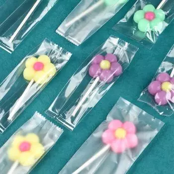 50 шт. прозрачная матовая упаковка ручной работы для упаковки леденцов, упаковочная машина для конфет, сахарных мешков A2