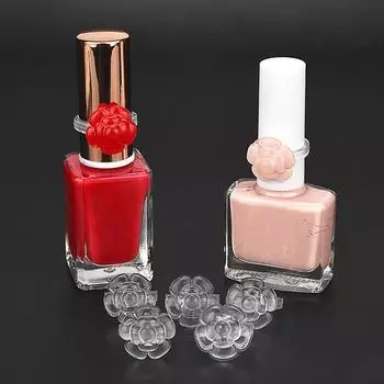 50 шт. прозрачное кольцо для демонстрации ногтей, цветное кольцо для демонстрации лака для ногтей, кольцо для демонстрации маникюрного инструмента