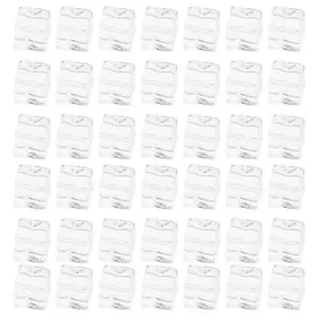 50 шт. прозрачные пластиковые кубики льда декоративные кристаллы камень реквизит для фотографий искусственный кубик льда искусственный кубик льда 1.50X1.50X1.50CM прозрачный