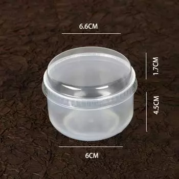 50 шт. прозрачные порционные стаканчики японский карамельный пудинг стакан высокотемпературные устойчивые пудинговые стаканчики с крышкой