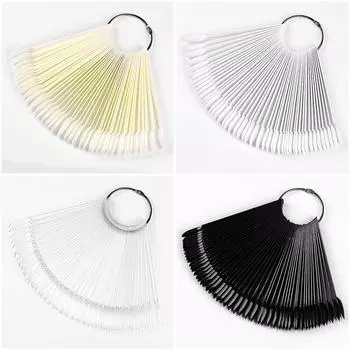 50 шт прозрачный полупрозрачный акриловый УФ-гель для маникюра накладные ногти