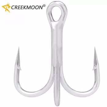 50 шт. PS, тройной крючок для рыбалки, антикоррозийные рыболовные снасти, 12 #-2 #, тройной крючок из высокоуглеродистой стали, матовая банка 35647PS 6#