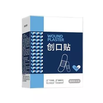50 шт. ПУ прозрачный водонепроницаемый пластырь невидимый гемостаз рана пластырь