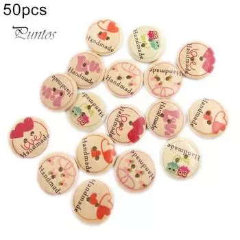 50 шт., пуговицы для печати любовных писем, аксессуары для шитья одежды «сделай сам», аксессуары для шитья