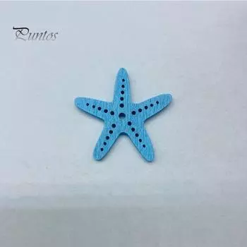 50 шт. пуговицы, удобная установка, сделай сам, морская звезда, аксессуары для одежды, пуговицы для шитья в помещении разноцветный