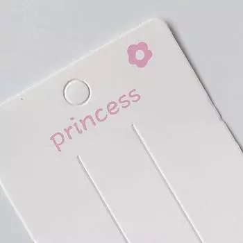 50 шт. пустая заколка для волос, упаковочная бумажная карточка, аксессуары для волос, демонстрационная карточка для ювелирных изделий 6.3*7.1cm