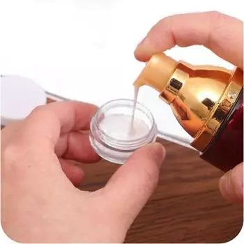 50 шт. пустых прозрачных косметических баночек для путешествий для крема, лосьона, бальзама для губ