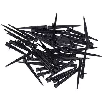 50 шт. регулируемых на 360 градусов капельниц для полива 8?Садовый дождеватель для полива с отверстиями для шланга 4/7