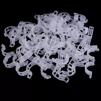 50 шт., решетчатые зажимы для томатов, соединяющие растения, крепежный зажим для овощей