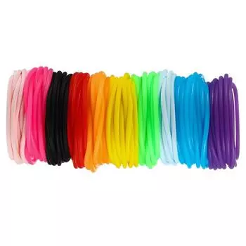 50 шт., резиновые браслеты ярких цветов для женщин, неоновые эластичные силиконовые желеобразные браслеты, браслеты-манжеты для девочек, липкие ленты для волос, петля для волос, модные аксессуары разноцветный