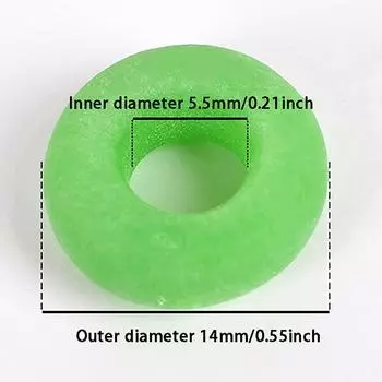 50 шт., резиновые кольца для резки хвоста свиньи, крупного рогатого скота, овцы, высокоэластичное резиновое кольцо для сухожилий