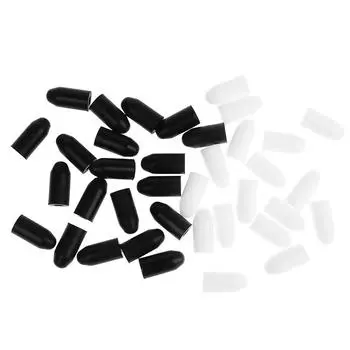 50 шт. резиновый колпачок для хранения из пищевого силикона, крышка иглы, герметизация пробирки, концевая крышка, прокладка головки белый