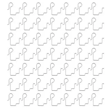 50 шт. рождественские крючки для гирлянд из нержавеющей стали, наружные крючки для водостоков, вешалка для светильников, металлический крючок для палаток, прочный