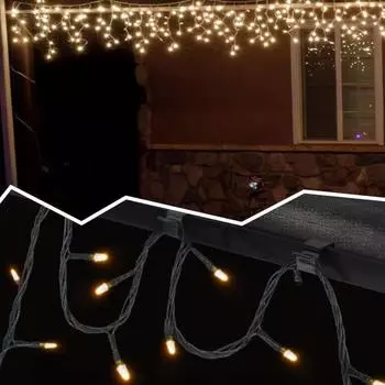 50 шт., рождественский сказочный светильник, зажим, сверхпрочная сталь, устойчивая к атмосферным воздействиям, простая в установке, открытый сад, небольшой декоративный красочный держатель лампы, вешалка серебряный