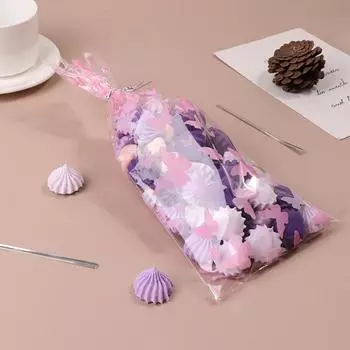 50 шт. розовых бабочек целлофановые пакеты для подарков с серебряными завязками пластиковые бабочки конфетные пакеты для угощений праздничный декор