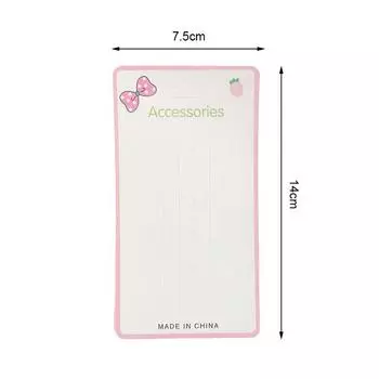 50 шт. розовых бантов, демонстрационных карточек для зажима для волос, бумажных карточек, головных уборов, украшений для волос, сделай сам, упаковка из картона