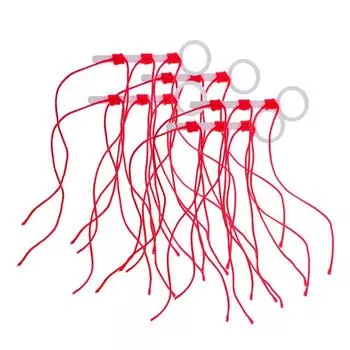 50 шт., рыболовные инструменты, поплавок, петлитель, стоп-узлы, хлопчатобумажная нить, узел, рыболовные снасти красный