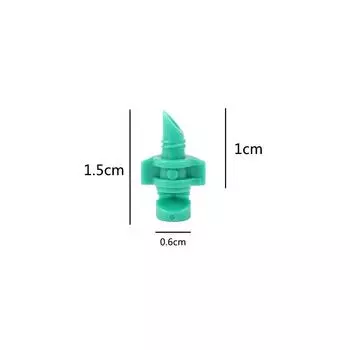 50 шт. садовых 360-градусных микро-садовых распылительных насадок для газона, распылителей воды для гидропонных и аэропонных распылителей и клонов красный