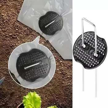 50 шт. садовых кольев с 50 шт. прокладок, оцинкованные стальные ландшафтные штифты