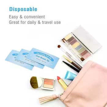 50 шт., салфетки для зубов, щетки для полости рта, одноразовые, глубоко очищающие салфетки для зубов, свежее дыхание White