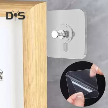 50 шт. самоклеящихся крючков, грузоподъемность 11 фунтов, сильная липкость, простая установка, держатели для полотенец, держатели для ключей, вешалки для хранения на кухне 50pcs