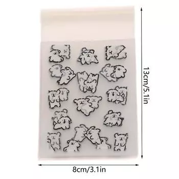 50 шт., самоклеящийся пакет для печенья для собак Line Dog Biscuit, конфет, шоколада, десерта, самозапечатывающийся пакет, подарочный пакет, сумка для хранения карточек 100pcs