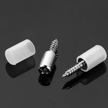 50 шт. Саморезы для крепления противопыльного чехла, износостойкие, устойчивые к ржавчине, крепежные винты для кронштейнов перегородок из никелированного железа