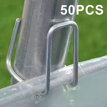 50 шт. сельскохозяйственных солнцезащитных тентов с зажимом, сеткой, пряжкой, металлическими зажимами для ткани тентов 25mm