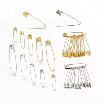 50 шт. серебряных булавок для самостоятельного шитья, аксессуары для швейных инструментов, иглы из нержавеющей стали, большая английская булавка, маленькая брошь, аксессуары для одежды 6x27mm белый