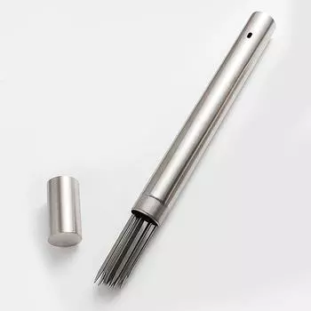 50 шт. шампуров из нержавеющей стали для барбекю, многоразовые шампуры для барбекю, железные палочки для кебаба, инструменты для пикника на открытом воздухе, инструменты для приготовления пищи серебряный