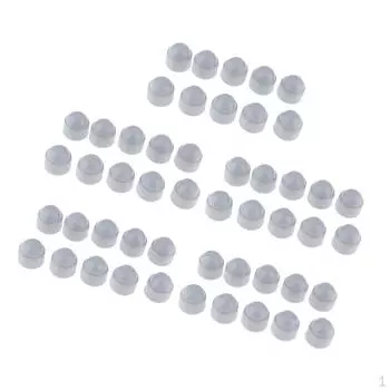 50 шт., шестигранные куполообразные болты, гайки, колпачки M6-10 шт., 13 мм